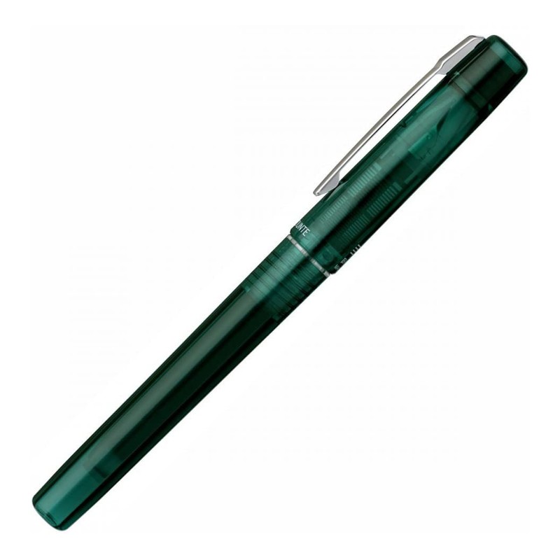 PLATINUM Prefount Dark Emerald Fine Fountain Pen, Pack of 1