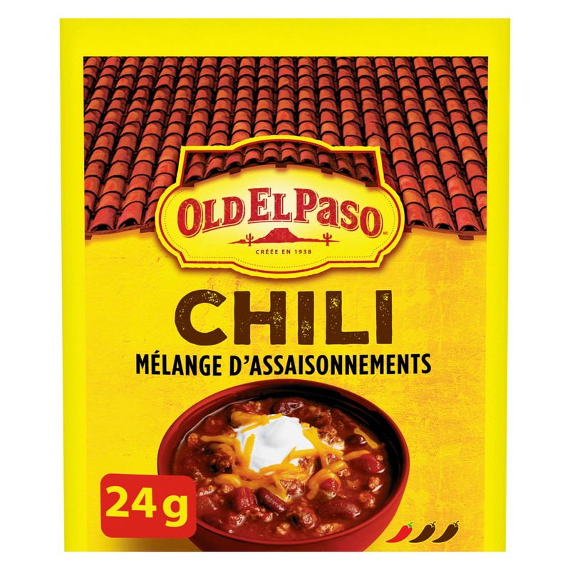 Old El Paso, Chili Seasoning Mix, 24g/0.8oz., {Imported from Canada}