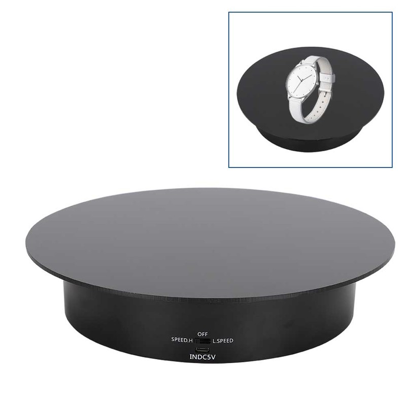 5KG Load Bearing 360 Degrees Rotating Turntable Display Stand for