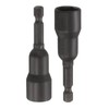 sourcing map 2Pcs 1/4" Hex Shank 13mm Magnetic Hex Socket