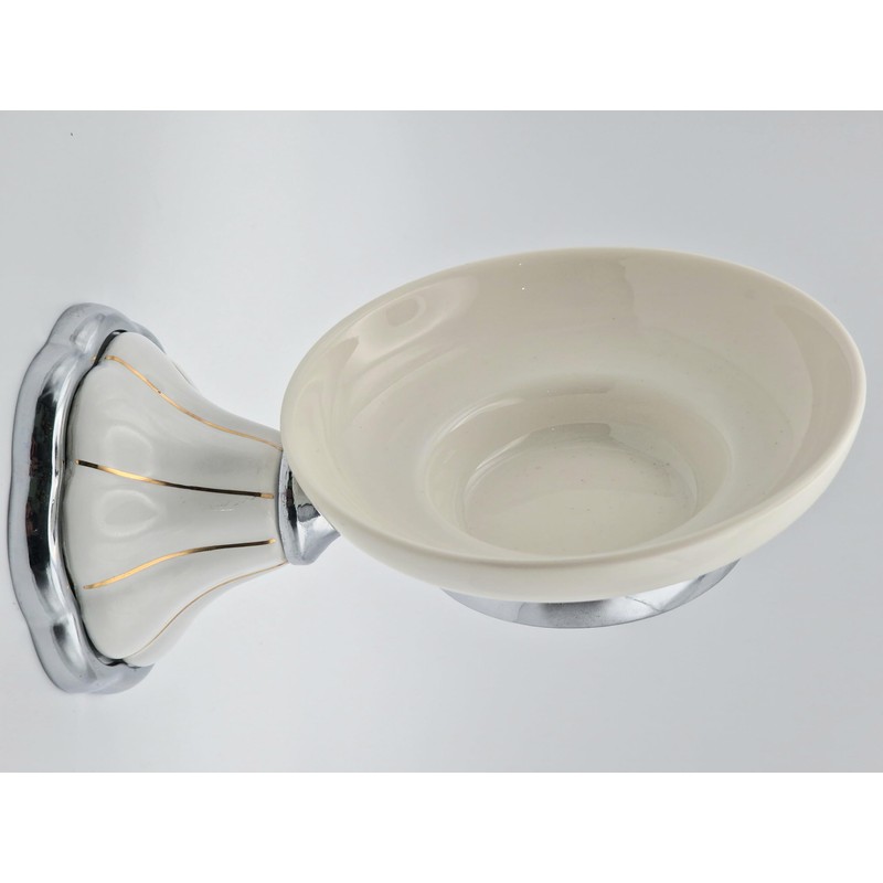 White Ceramic Bathroom Accessories (White Ceramic Soap dish)