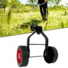 Poggapp Lawnmower Wheel Universal Lawnmower Set with Stabilisers Adjustable Lawn