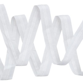 Curtain Tape Ruffle Tape for Sewing on Hooks, Heading Tape for Curtain Hooks, Curtains Ruffle Tape for Sewing, Universal Tape Curtains Heading Tape for Curtain Hooks White 20 m x 2.5 cm