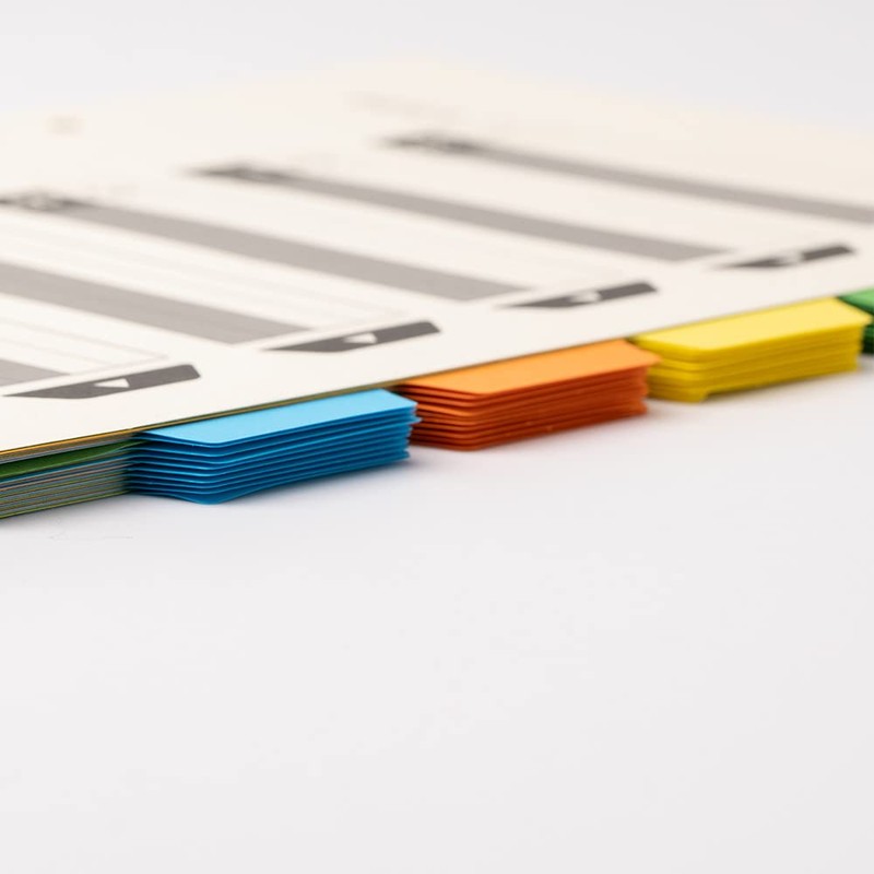 Kinstar Index File Divider Cards A4 5 Stacks 20 Pairs