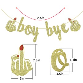 Boy Bye Party Banner, Divorce Party Sign, Break Up Party Decorations, Funny Friend's, You Girl's Weekend Decor