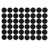 888 Corp Black Self Adhesive Felt Bumpers 1/2" Diameter and