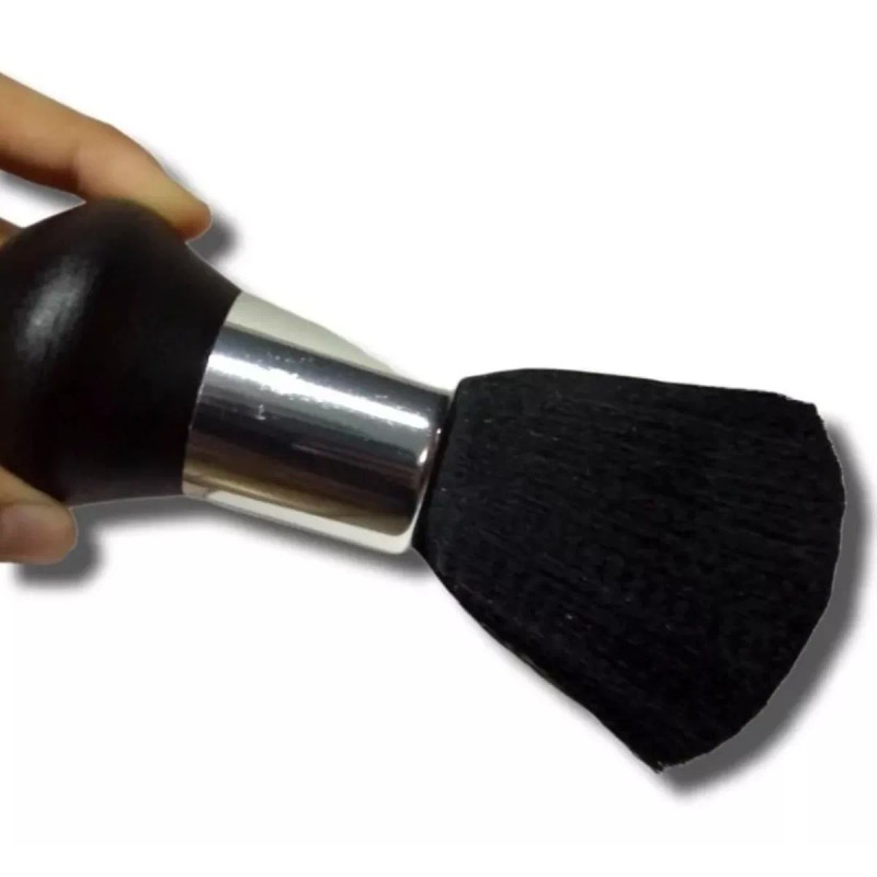 MC08 Bledo Negro Con Plata Para Barberia Cerdas Suaves