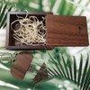 Genérico Unidad Flash USB de corazón de Madera de 64GB