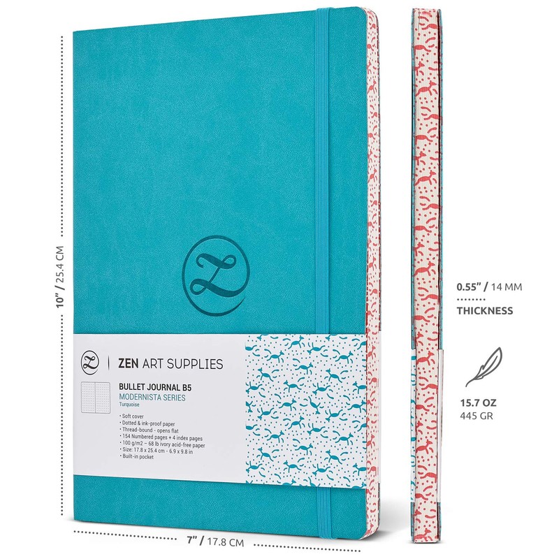 Large B5 Dotted Notebook - Enjoy Bullet Journaling with a