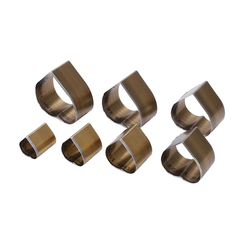 7Pcs Leather Cutting Die High Carbon Steel Heart Shape Simple