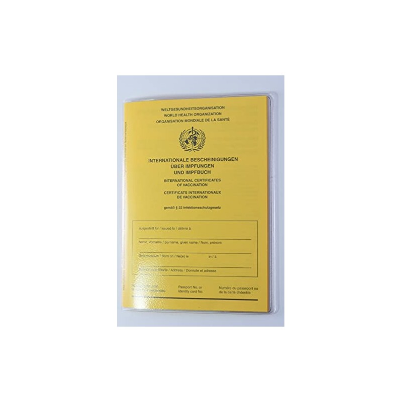orgaexpert Protective Cover for Old Vaccination Certificate 155 x 110