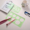 Circle Template 3 Pieces Plastic Circle and Oval Templates Measuring
