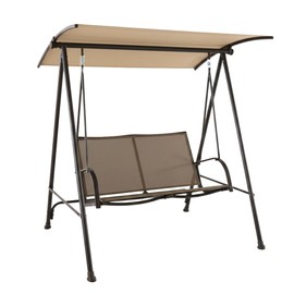 Garden Winds Durable Replacement Canopy Compatible with The MS17-301-004-01 2017 2-Person Swing - Classic Sand, 350