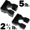 Body-Solid Weight Stack Adapter Plates-Add More Resistance Weight Machines 2.5lb