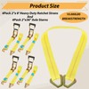 4 Set Heavy Duty Car Trailer Tie Down Straps -