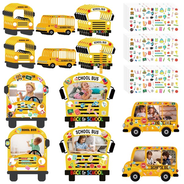 36 Sets School Bus DIY Crafts Kit School Bus Picture