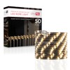 UltraPro LED Rope Lights, 50ft Premium Smoke Black Rope, Warm