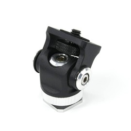 Foto&Tech Field Monitor Hot Shoe Mount for LED Panel with Cold Shoe for 5” to 7” Monitor, 360° Swivel and 180° Tilt for Video Shooting Photography Accessories