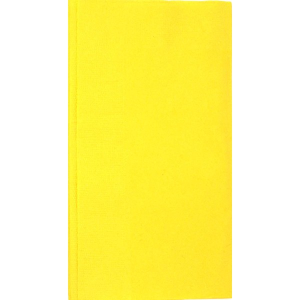 Yellow Dinner Napkin, Choice 2-Ply, 15" x 17" - 125/Pack