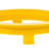 LST 4 x yellow centring rings for alloy wheels, wheel