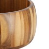 MegaChef 9.75 Inch Acacia Wood Salad Bowl