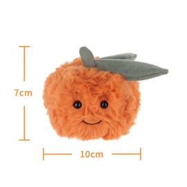 Apricot Lamb Stuffed Animal fresh orange, Soft Toys Plush Cuddly Perfect for Child 3.9 Inches