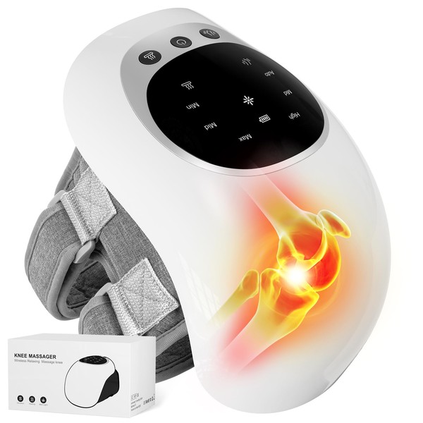 Knee Massager, Cordless Knee Massager, Infrared Light Heat for Knee