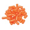 sourcing map 50pcs Rubber End Caps 9mm ID Vinyl PVC