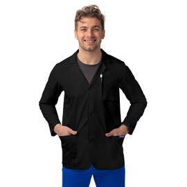 Sivvan Unisex Scrubs - 31" Consultation Lab Coat - S8800 - Black - 4X