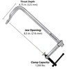 Strong Hand Tools, Medium Duty Bar Clamp, Capacity 8-1/2", Clamping