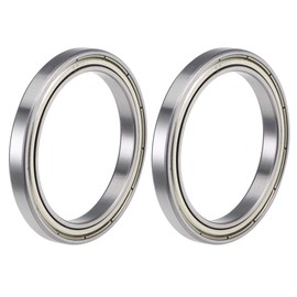 sourcing map 6810ZZ Deep Groove Ball Bearings 50mm Inner Dia 65mm OD 7mm Bore Double Shielded Chrome Steel Z2 2pcs