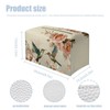 ZUXONGSY Hummingbird Leather Tissue Box Cover Rectangle Rose Tissue Holder