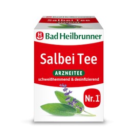 Bad Heilbrunner Sage Tea in Filter Bag, Pack of 12 (12 x 8 Filter Bags)