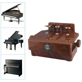 Soarun Adjustable Piano Pedal Extender Bench (Rose Wood)