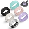 6 Pack Ultra-Thin Cover Compatible with Oura Ring Gen 4/4