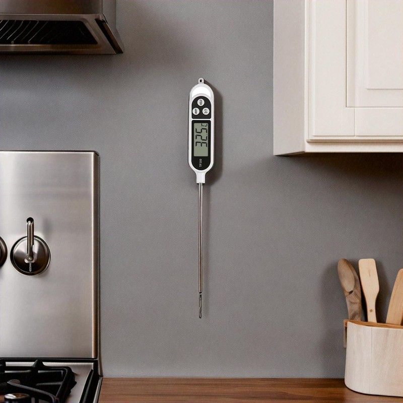 Digital Meat Thermometer - Instant Read, Waterproof, with LCD Display