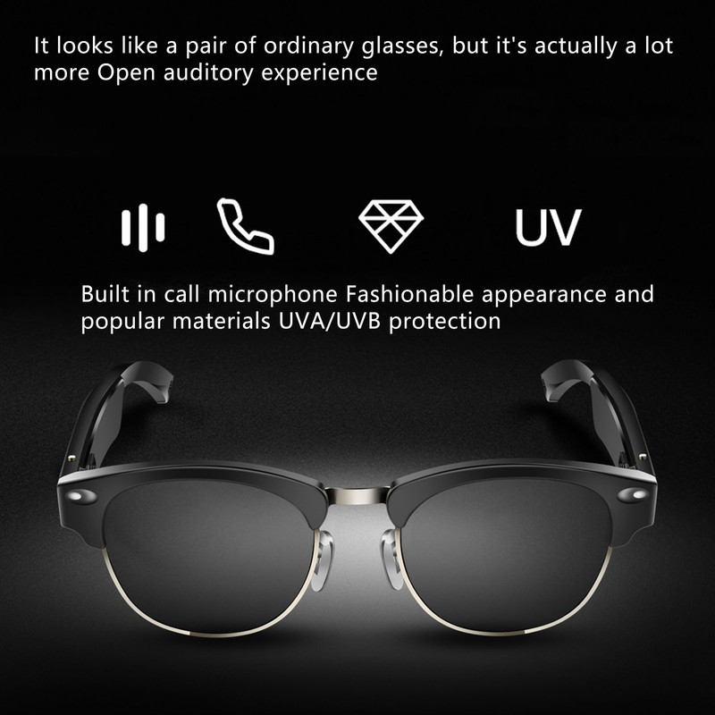 W6 Smart Sunglasses Hands Free Call Smart Music Glasses Anti