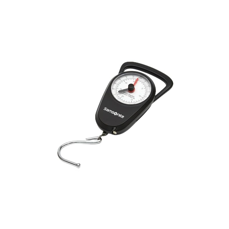 Samsonite® Luggage Scale, Manual, 5"H x 2"W x 4"D, Black