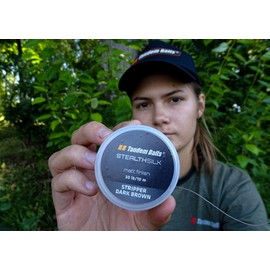 Tandem Baits Stealthsilk Braided Fishing Line for Fishing Rod, Carp Rod, Fishing Accessories, Braided Line, Bushy Camouflage, Carp Accessories for Professionals & Hobby Anglers, 30 lb / 20 m