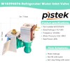 Pistek W10394076 Refrigerator Water Inlet Valve for Whirlpool WPW10394076 K-78282