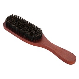 Boar Bristle Hair Brush, Beard Brush for Men, Promotes Beard Growth, Moustache Brush, Works with Beard Balms and Beard Oils, 21 cm Long