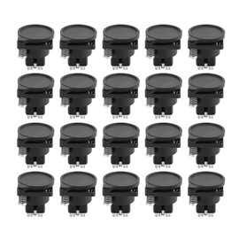 20pcs 3Pin XLR Connector Female Socket Audio Amplifier Adapter Plug with Waterproof Cover