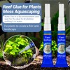1DFAUL Aquarium Glue Fish Safety, 2Pcs Coral Reef Glue for