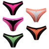 Lemila Microfibre Briefs Pack of 5, 1 x pink, black,