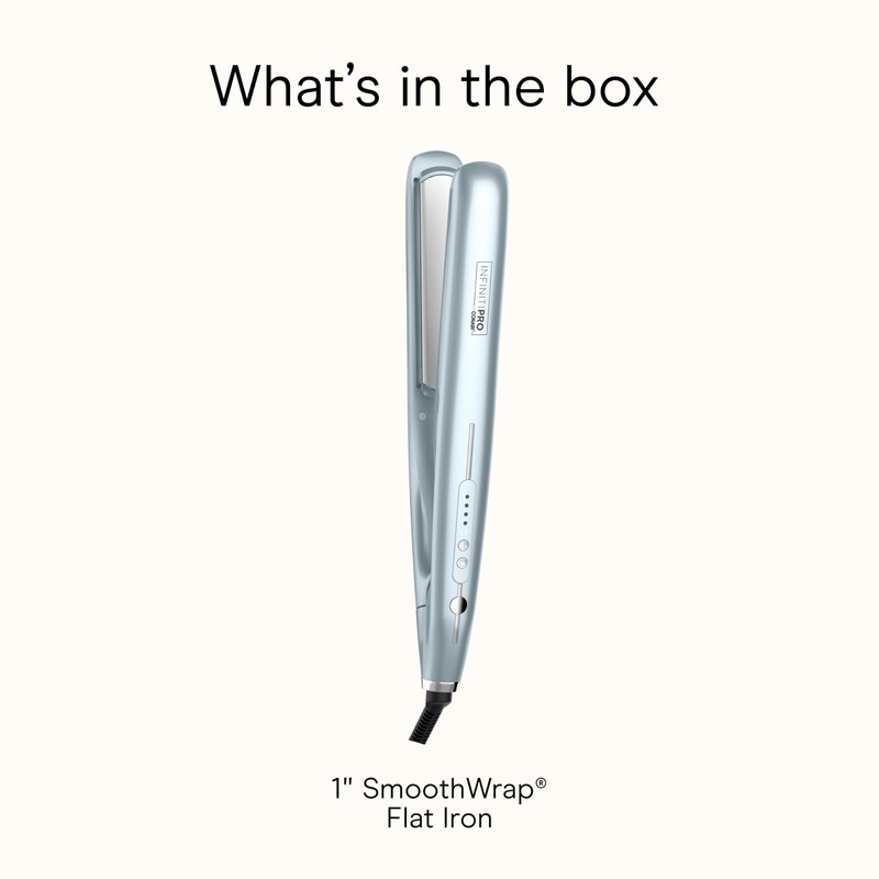 INFINITI PRO CONAIR SmoothWrap Dual Ion 1 Inch Flat Iron