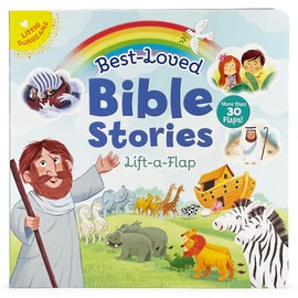 Best-Loved Bible Stories Children's Large Lift-a-Flap Board Book for Babies and Toddlers (Little Sunbeams)