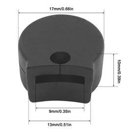 12 Pack Rubber Clarinet Thumb Rest Cushion Protector Fit for Most Clarinet, Clarinet Thumb Rest Cushion, Black