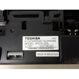 Toshiba CIX IP5131-SDL Backlit Self-Labeling Gigabit VoIP Telephone