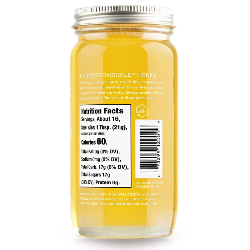 Bee Harmony Honey 3 Pack Variety Pack, 36 Ounce (Clover,