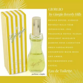 GIORGIO by Giorgio Beverly Hills 3.0 Oz EDT Perfume for Women New In Box